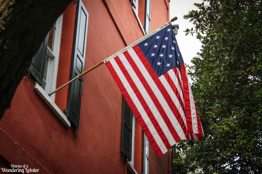Charleston American flag